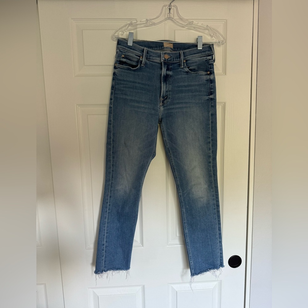Mother Jeans - Mid Rize Dazzler Ankle Fray 28